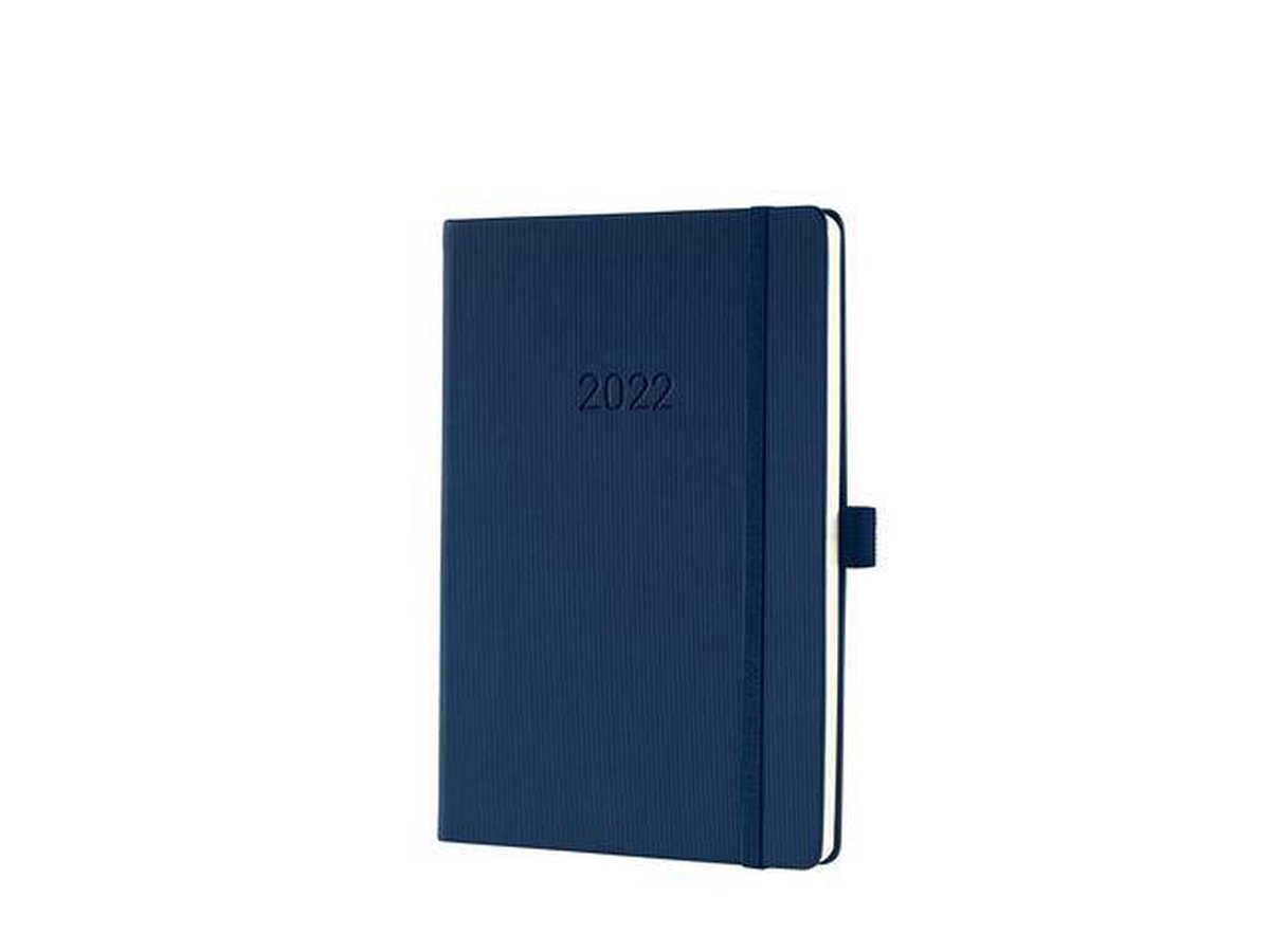 Sigel Conceptum - agenda 2022 - weekagenda - A5 - donkerblauw - hardcover