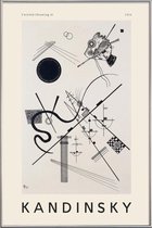 JUNIQE - Poster met kunststof lijst Kandinsky - Untitled (Drawing 4)