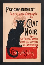 JUNIQE - Poster in houten lijst Théophile Alexandre Steinlen - Le Chat