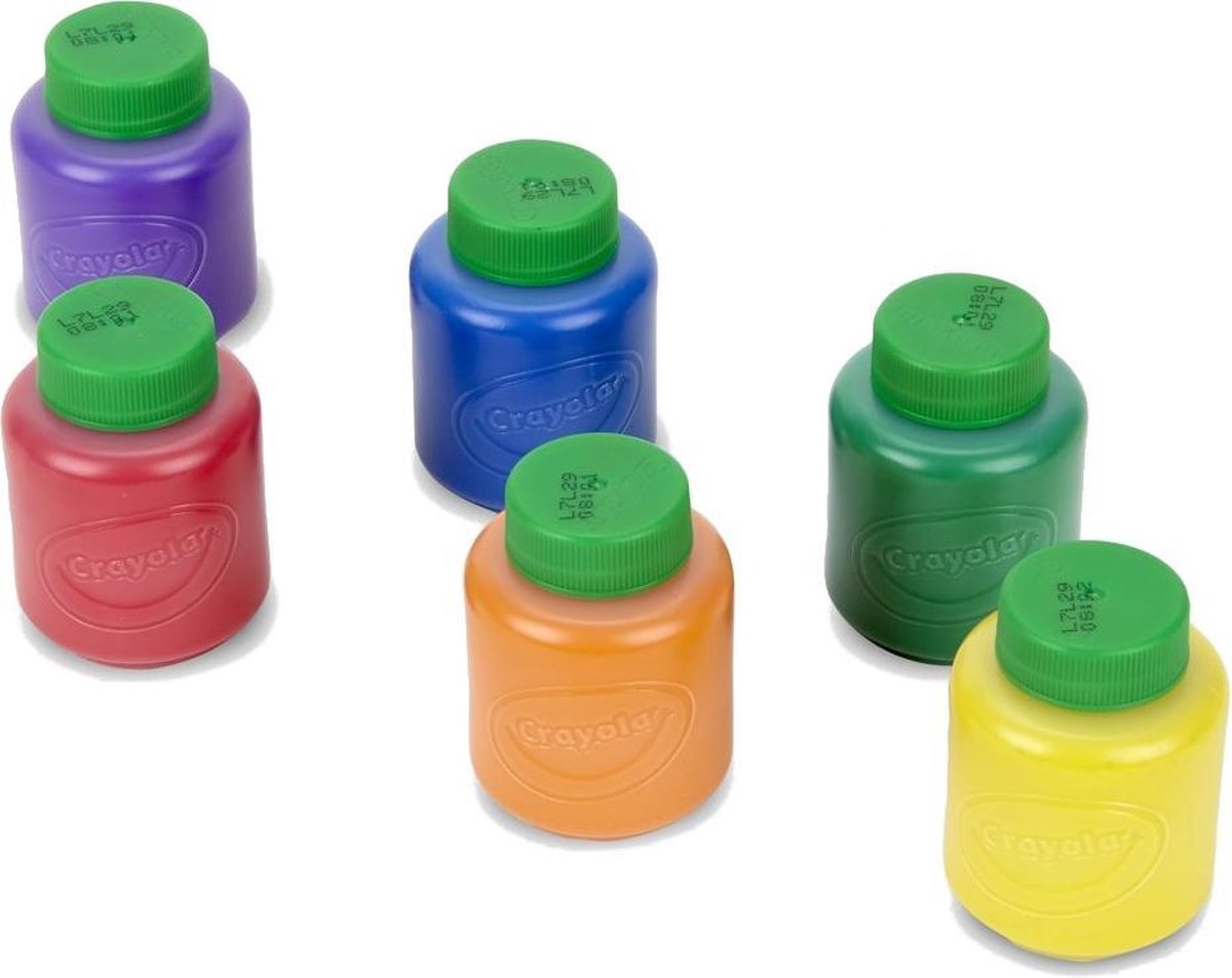 Crayola - Silly Scents - Hobbyverf - 6 Potjes Geurverf Voor Kinderen — cadeau in Spellen & Speelgoed - foto 5