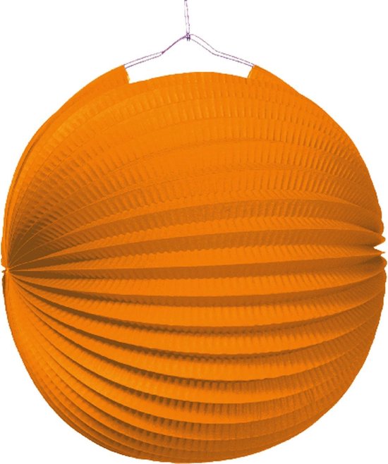 Amscan Lampion 25 Cm Papier/metaal Oranje