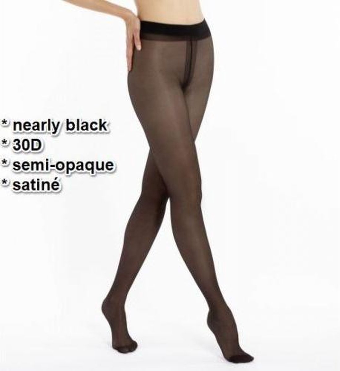 Le Bourget - zwart - pantys /collants - maat M