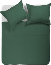 Y-NOT - Mat Satijn - dekbedovertrek - Microvezel - Eenpersoons - 140x200/220 cm - Groen