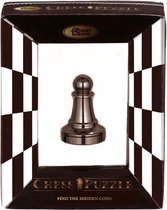 Cast Schaakpuzzel Chess Pawn 5,8 Cm Staal Zwart