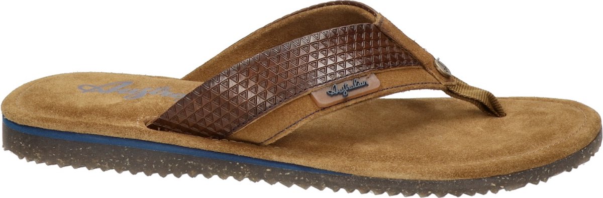Australian Newport slippers cognac - Maat 44 | bol.com