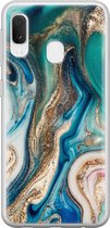 Samsung Galaxy A20e siliconen hoesje - Magic marble - Soft Case Telefoonhoesje - Multi - Marmer