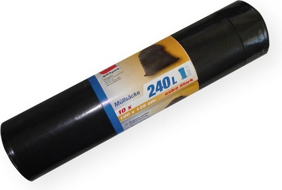 Afvalzak 240L 10 stuks op rol