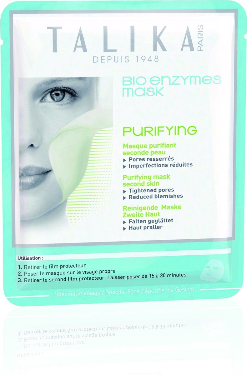 Goedkoopste Talika Bio Enzymes Puryfing Mask - 1 sheet - Reinigend masker