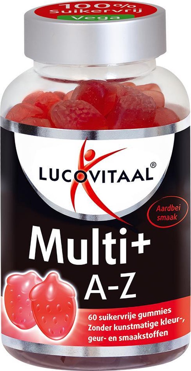 vijandigheid Maak het zwaar reflecteren Lucovitaal Vitamine Gummies Multi+ A tot Z 60 Gummies | bol.com