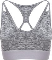 AWDis Gewoon Cool Womens/Ladies Girlie Cross Back Crop Top (Grijze Melange)