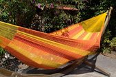 Mexicaanse hangmat - XXL - katoen - 2 personen - 420 x 200 cm - XXLTT04