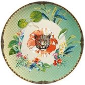 Goebel® - Elephant | Decoratief Bord "Leopard rood" | Porselein, 33cm