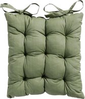 Madison Toscane Kussen - Basic Green - 46x46 - Groen