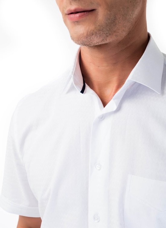 Overhemd Heren Wit Korte Mouw - 50 | bol.