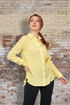 Blouse Dames Elegant Geel - 38