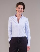 Steppin' Out Spring 2021  Blouse Lauren Vrouwen - Regular fit - Katoen - Blauw (L)