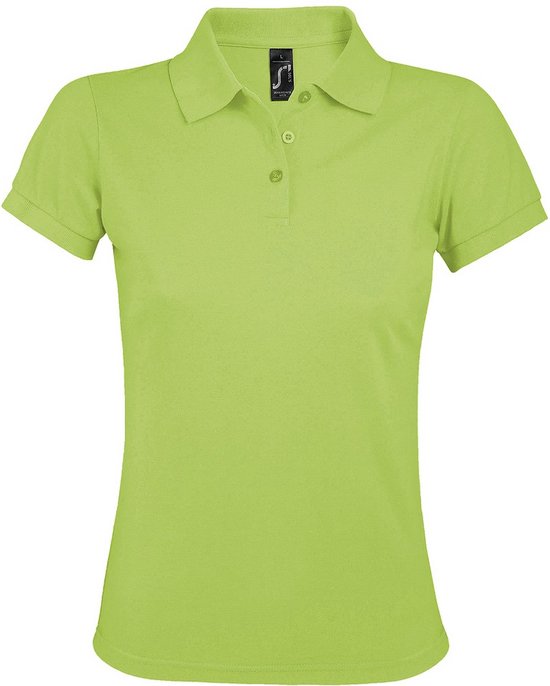 SOLS Dames/dames Prime Pique Polo Shirt (Appelgroen)