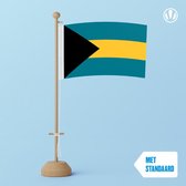 Tafelvlag Bahama's 10x15cm | met standaard