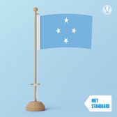 Tafelvlag Micronesia 10x15cm | met standaard