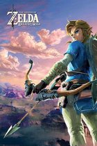 ZELDA - Poster 61X91 - Breath of the Wild 'Hyrule Scene Landscape'