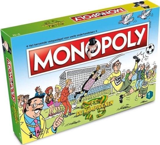 Gezelschapsspel: Monopoly FC De Kampioenen, uitgegeven door Hasbro
