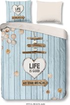 Good Morning Beach - Dekbedovertrek - Tweepersoons - 200x200/220 cm + 2 kussenslopen 60x70 cm - Multi kleur