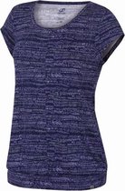 Hannah T-shirt Molvina Dames Viscose Blauw Maat 42