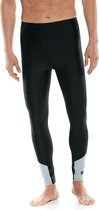 Coolibar - UV-werende Zwemlegging voor heren - Point Break - Zwart - maat L