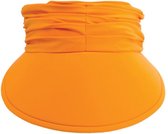 Emthunzini Hats - Zonneklep voor dames - Calypso Peak - Oranje - maat 58CM