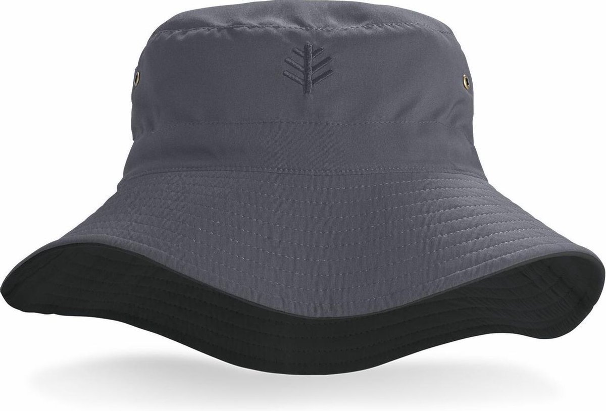 Coolibar UV Bucket Hat Hommes - Gris clair / Grijs - Taille S/ M | bol.com