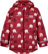CeLaVi - Ski-jas voor meisjes - Olifant - Donkerrood - maat 116cm