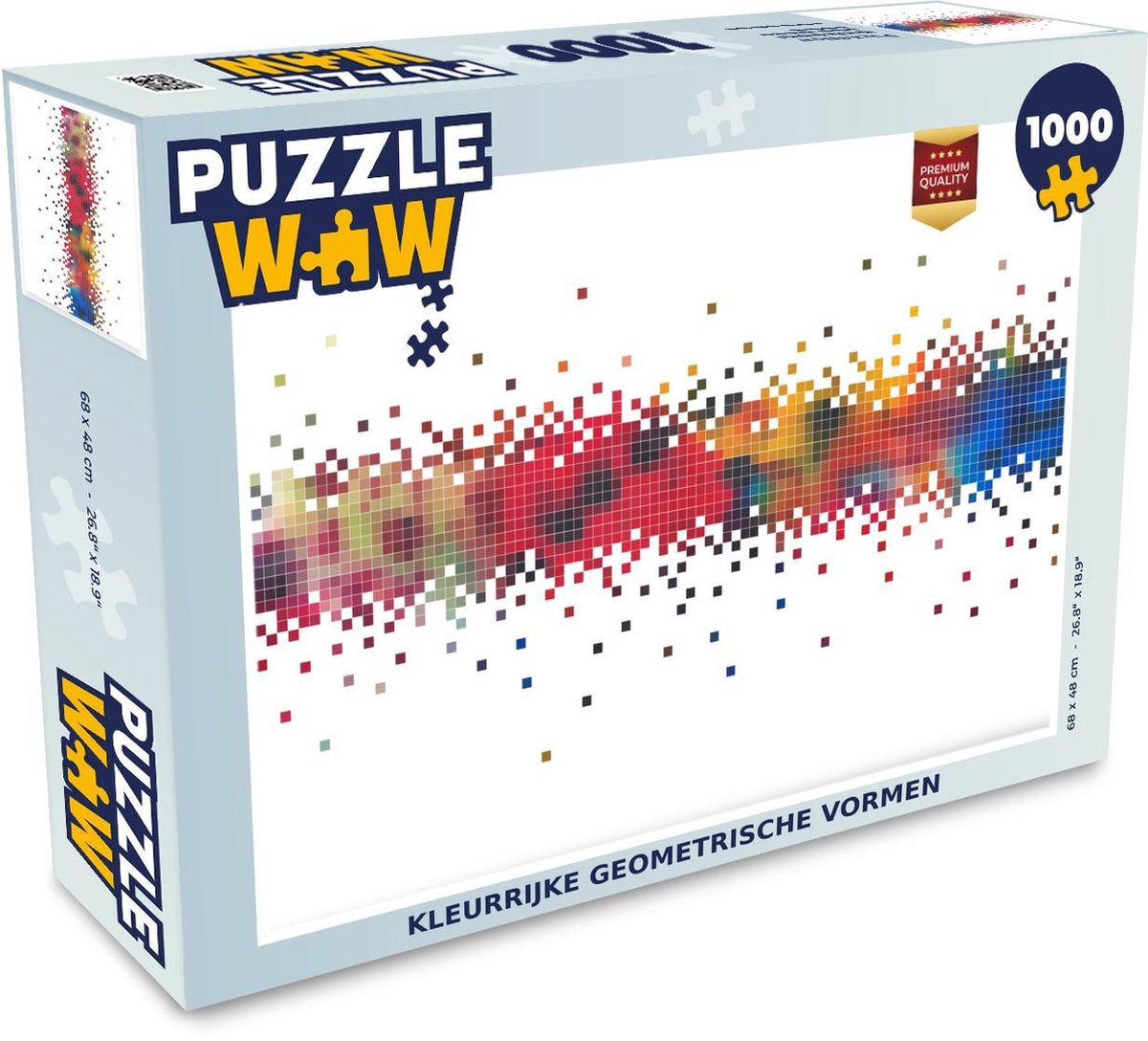 Puzzle 1000 pièces adultes Forme géométrique 1000 pièces - Puzzle Formes  géométriques... | bol