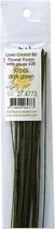 LeCrea - Flower Foam paper wrapped wire #28 50st dark green 27.4773 36cm