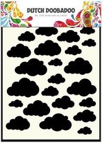 Dutch Doobadoo Dutch Mask Art stencil Clouds  A5 470.715.029