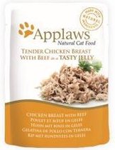 Applaws Cat - Chicken Breast & Beef in Jelly - 16 x 70 g
