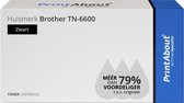PrintAbout Brother TN-6600 toner zwart