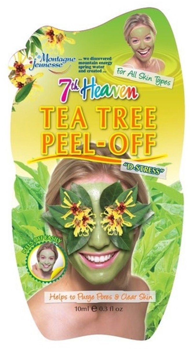 Montagne Jeunesse Gezichtsmasker 10 ml Tea Tree Peel-off