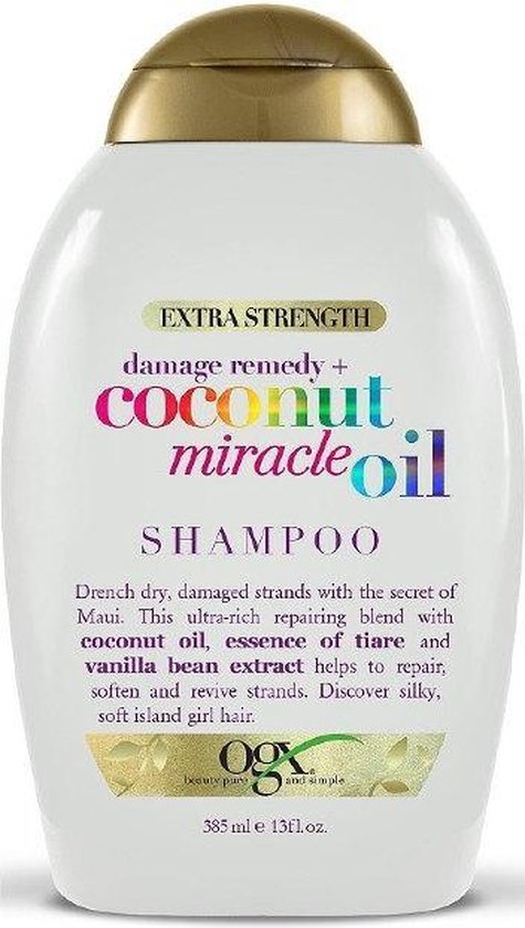 Helm zeven Koreaans Ogx Extra Strength Coconut Miracle Oil Shampoo - vrouwen - Voor Beschadigd  haar/Droog... | bol.com