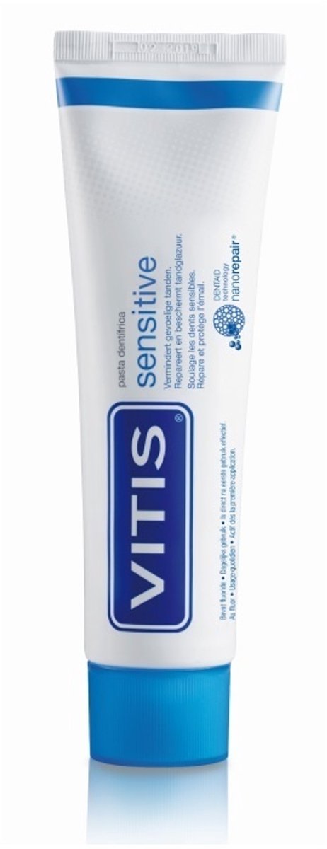 Vitis Sensitive Tandpasta 4 Pack