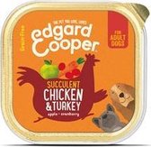 Edgard & Cooper Adult - Kip & Kalkoen - 11 x 150 g kuipjes
