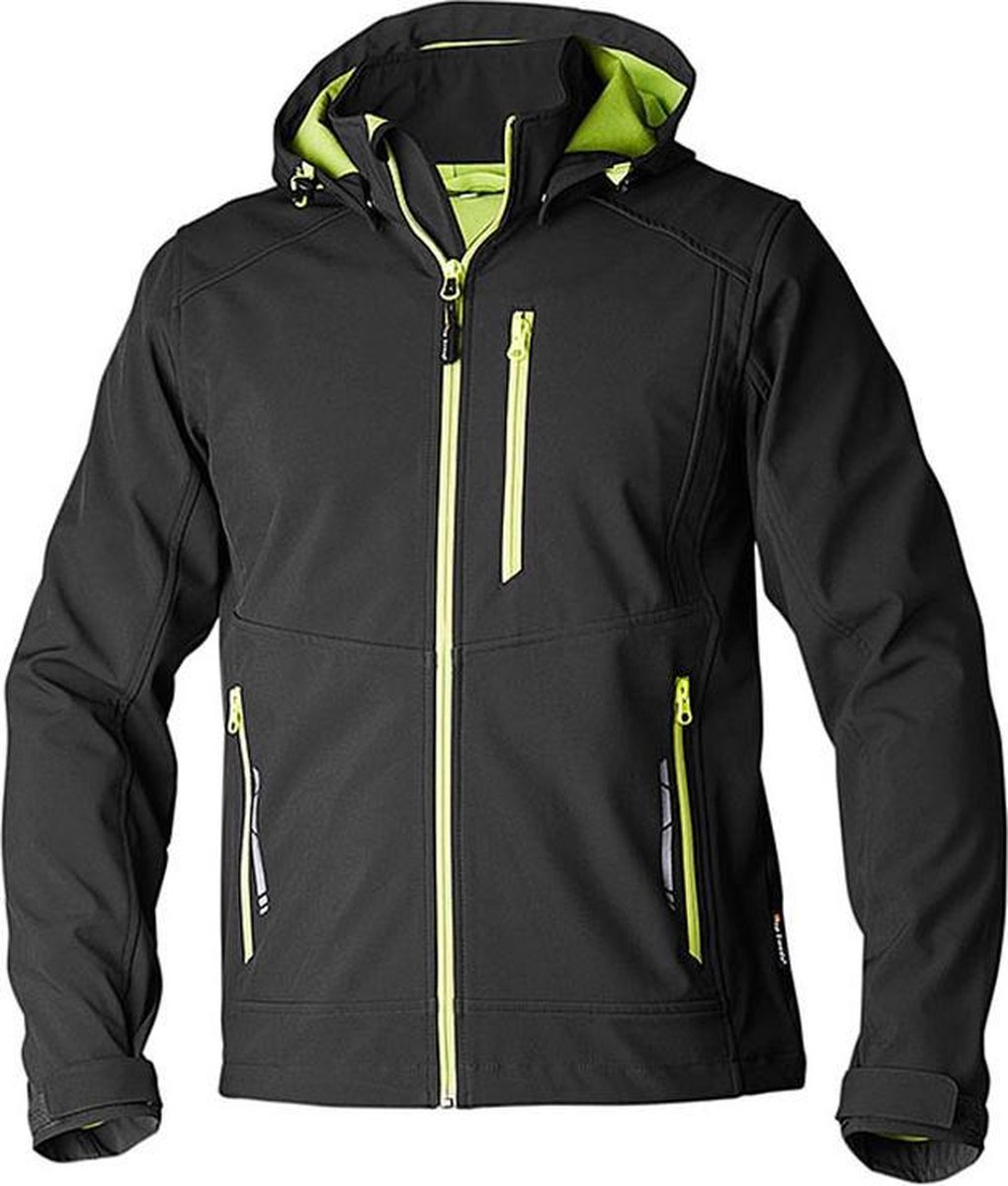 Top Swede 351 Softshell met Capuchon-Zwart-L