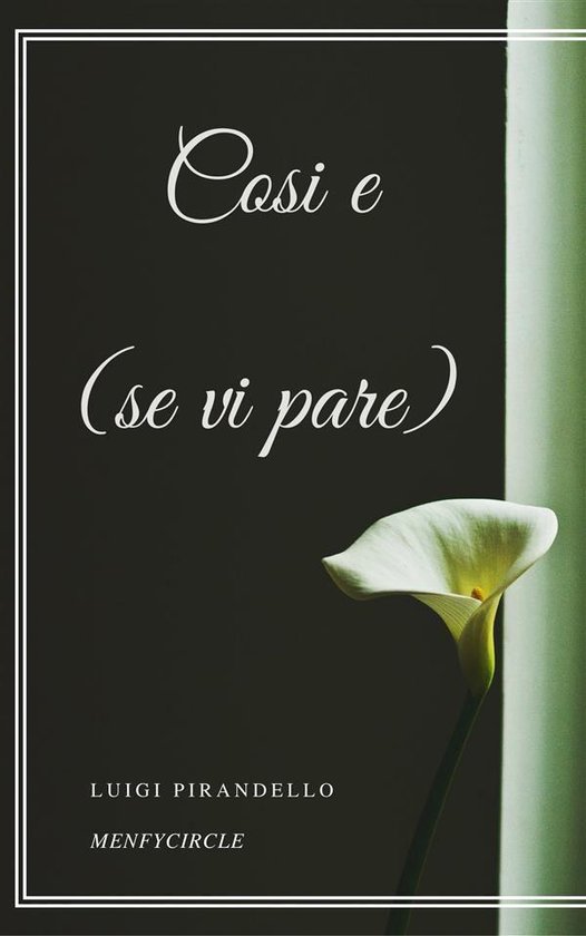 Cosi e (se vi pare) - cover