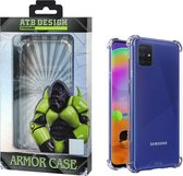 Anti Shock Back Cover TPU+PC Samsung A31 - Telefoonhoesje - Transparant