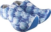 Texla Klomppantoffel Groen Tulp Print SL9928 Groen Tulp Maat.  20-24