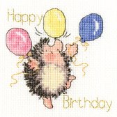 Margaret Sherry Birthday Balloons borduren (pakket)