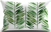 Sierkussen - Palm Leaves - Multicolor - 40 Cm X 40 Cm