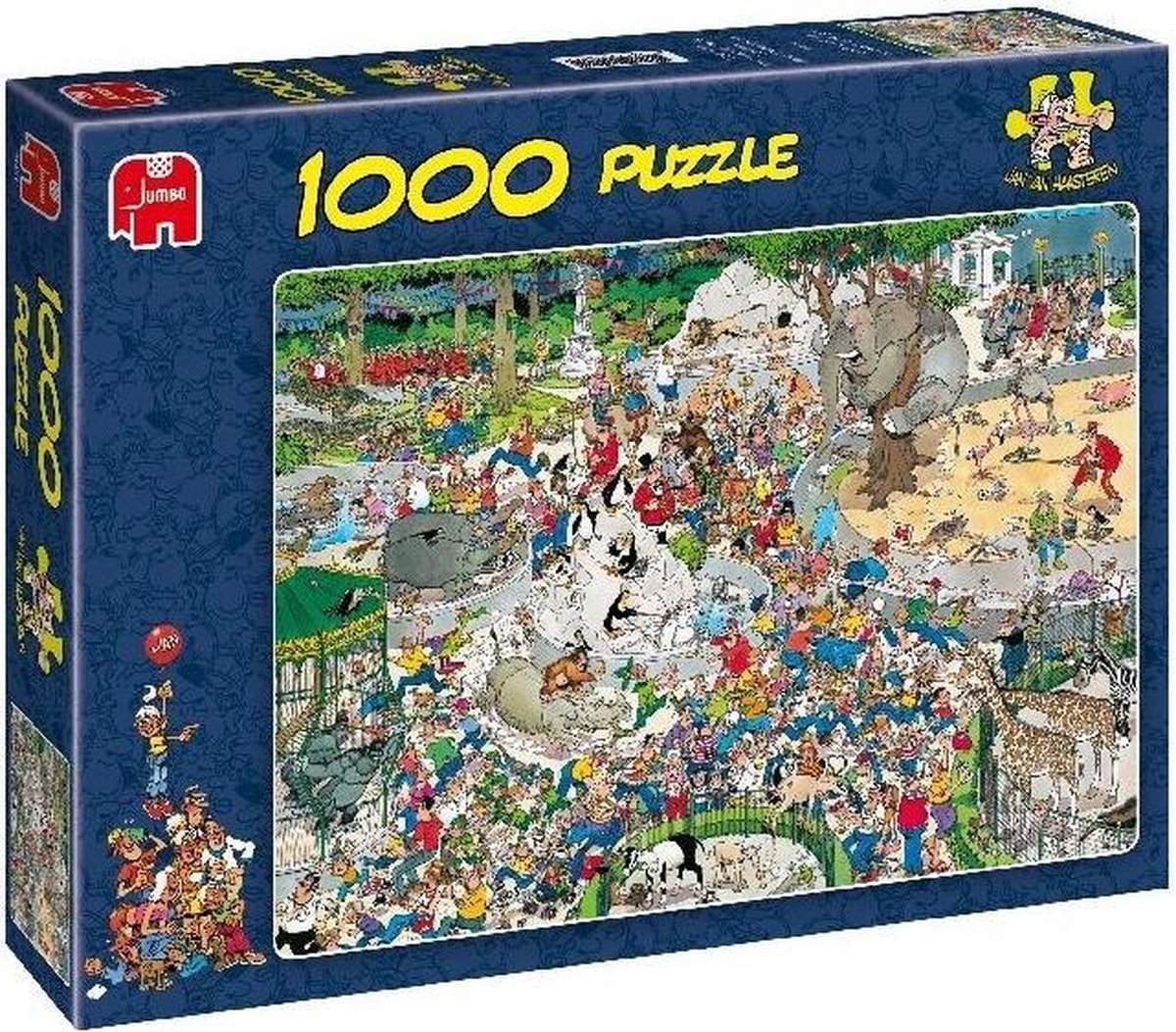 Jan van Haasteren Dierentuin puzzel - 1000 stukjes