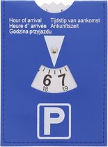 Disque de Parkeerschijf - Ticket de stationnement - Stationnement dans la zone bleue - Disque de Parkeerschijf bleu - 11x15cm - Europe - Accessoires de vêtements pour bébé de voiture