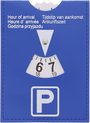 Parkeerschijf - Parkeerkaart - Parkeren in de blauwe zone - Parkeerschijf blauw - 11x15cm - Europa - Auto Accessoires