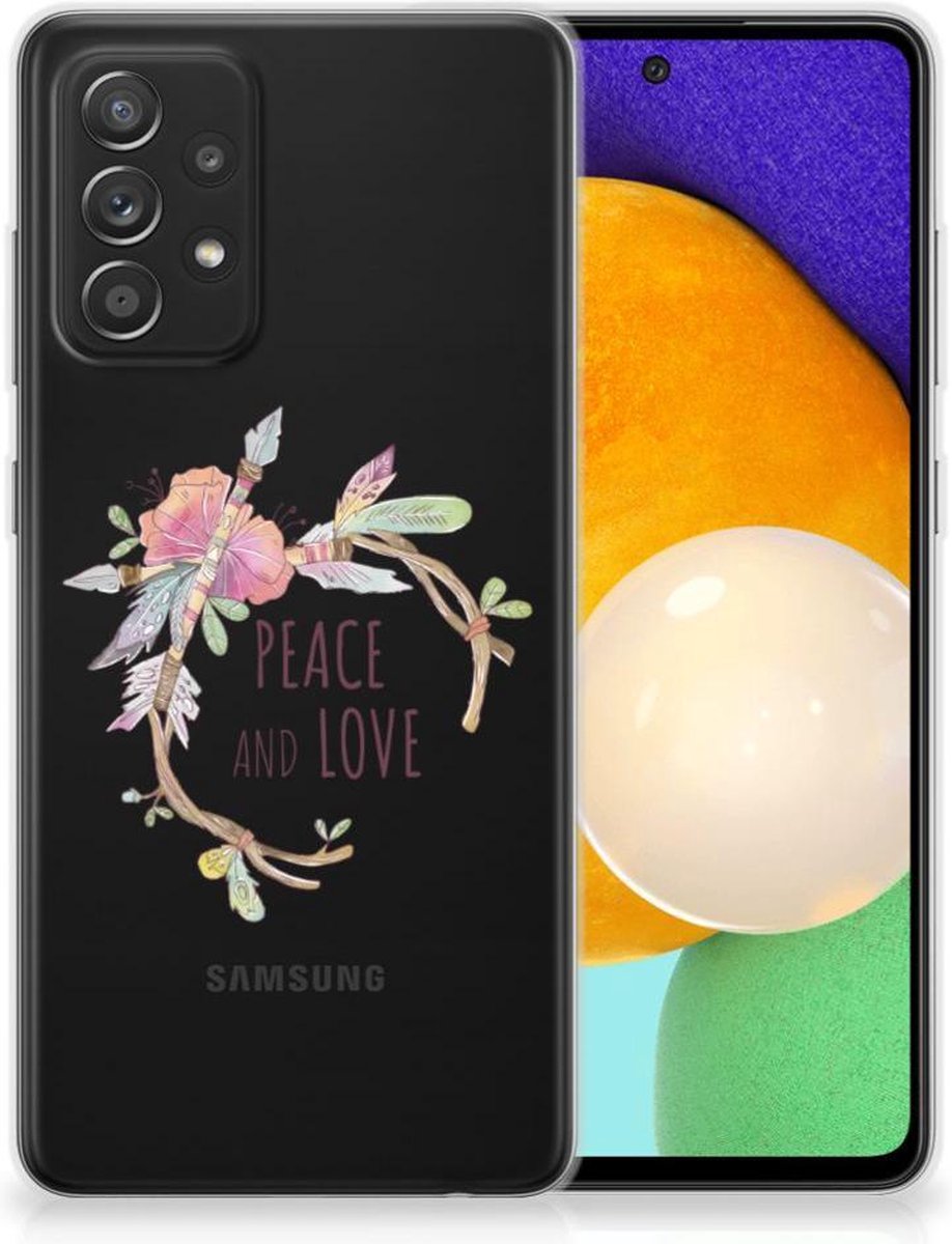 Samsung Galaxy A52 (5G/4G) Telefoonhoesje met Naam Boho Text